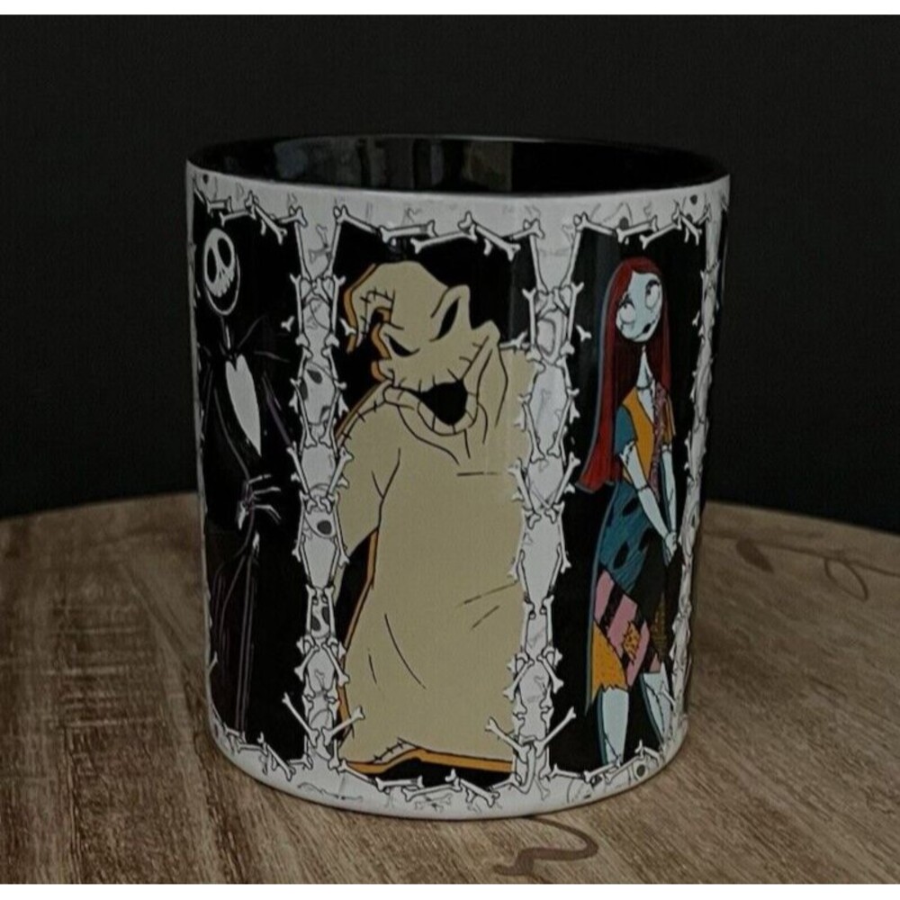 Disney Tim Burton's Nightmare Before Christmas Mug Jack, Sally & Oogie Boogie - Picture 3 of 8